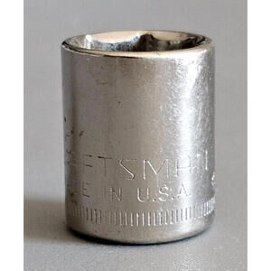 Craftsman Made In USA 14MM - 3/8" Drive - 6 Point Shallow Socket -G- 43546